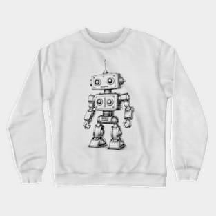 Little toy robot Crewneck Sweatshirt